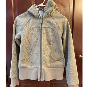 Lululemon scuba hoodie - Limited Edition - Peace love move groove. Size 6.